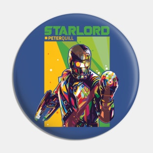 STARLORD WPAP Fanart Pin