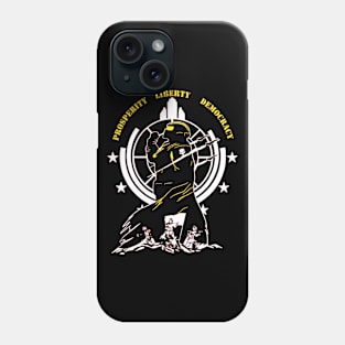 Helldivers Prosperity, Liberty, Democracy Phone Case