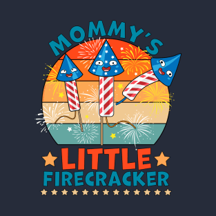 Mommy's Little Firecracker 4th of July T-Shirt