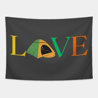 Love Camping Tapestry