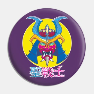 Samurai Holy Warrior - Helmet Pin