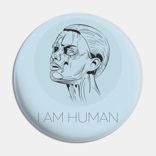 I AM HUMAN - Human Sexuality Pin