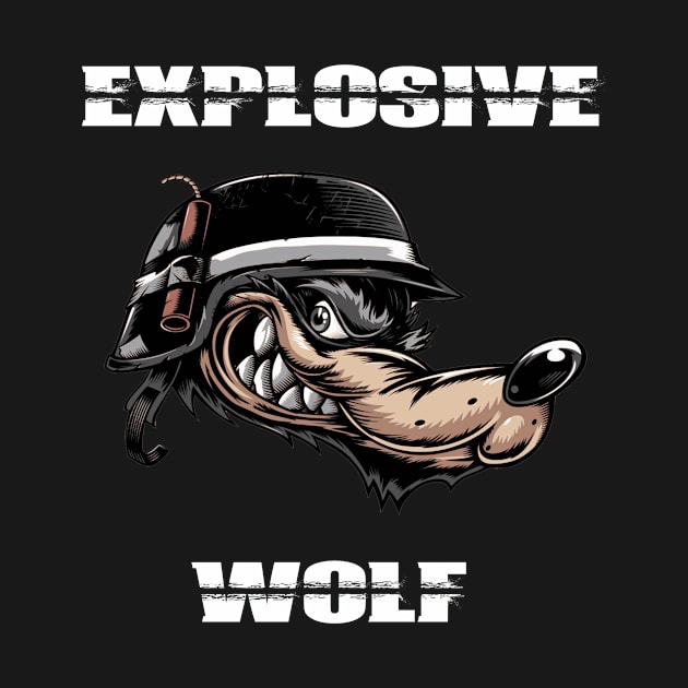 Explosive wolf by creativeminds