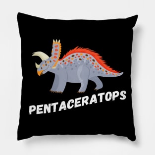 Fun Pentaceratops Dinosaur Design Pillow