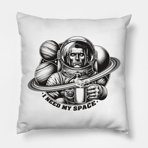 I Need My Space Pillow by pixelmeplease