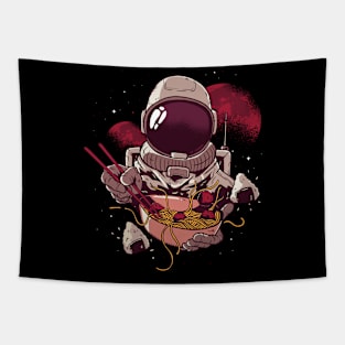 Space Astronaut With Ramen Tapestry