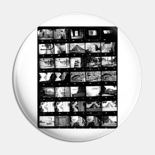 Contact Sheet Black And White Analogue Film Pin