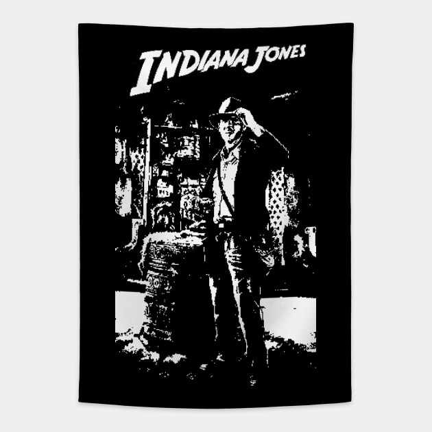 Indy - The Raiders Tapestry by Buff Geeks Art