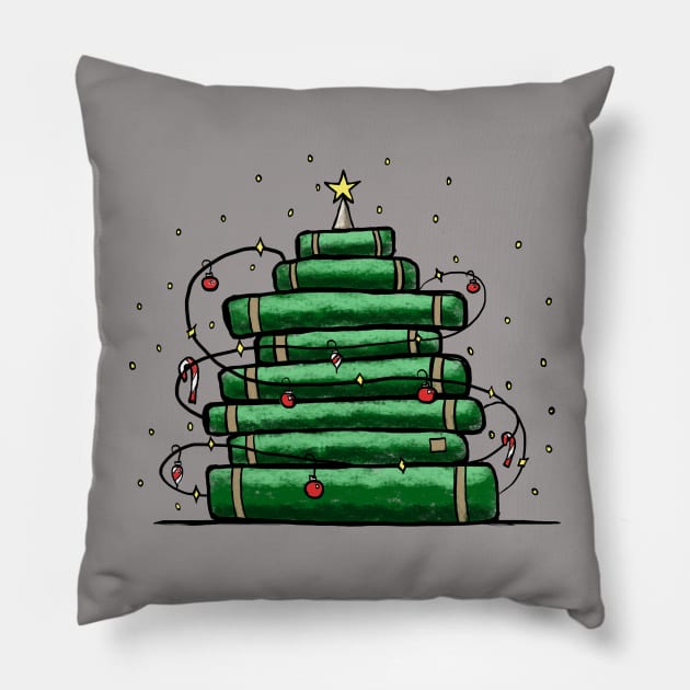 Book Tree Pillow by lgood663