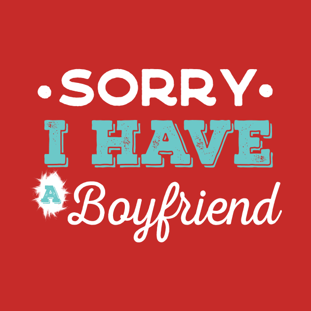 I have a boyfriend,Sorry i have a boyfriend by AYN Store 