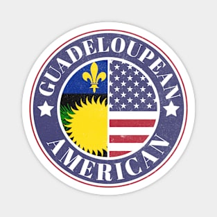 Proud Guadeloupean-American Badge - Guadeloupe Flag Magnet