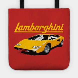 countach shirt Tote