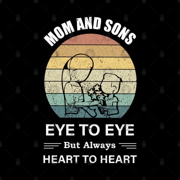 Mom and sons typography by aldyfmsh