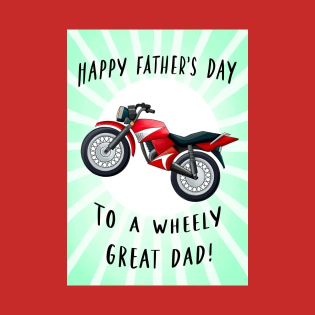 WHEELY GREAT DAD by Poppy and Mabel