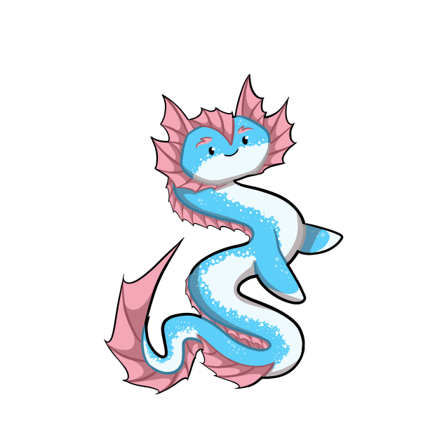 Cute Transgender sea serpent by dragonlord19