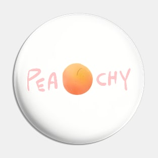 Peachy tee Pin