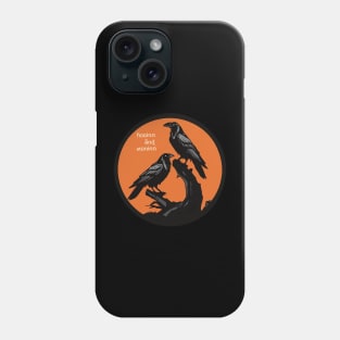 Huginn and Muninn Odin’s Ravens Phone Case