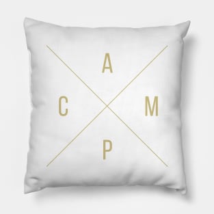 Camp X Logo Apparel and Accessories Pillow