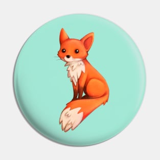 Happy Fox Pin