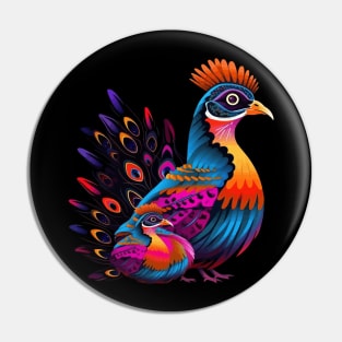 Pheasant Mothers Day Pin