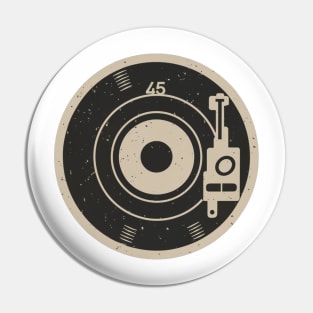 45 Record Adapter (Distressed) Pin