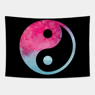 Yin and Yang Watercolor Tapestry