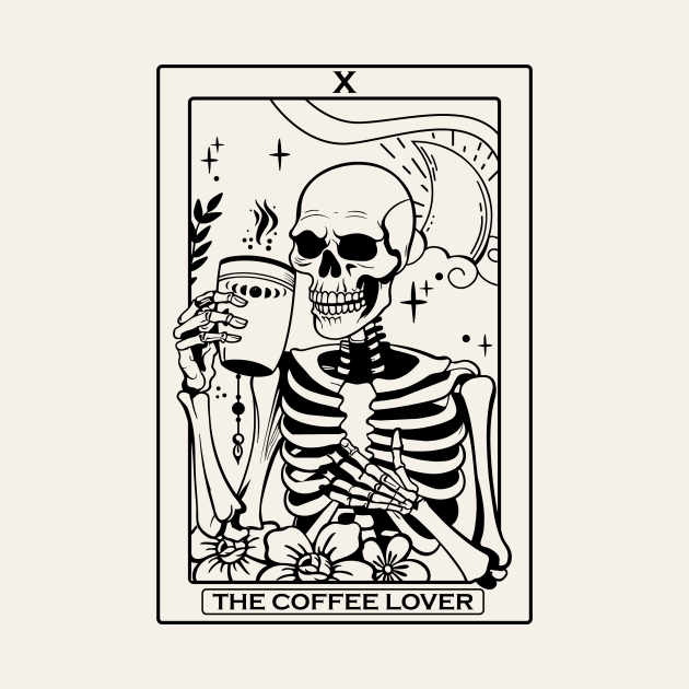 Tarot Card The Coffee Lover by Nessanya