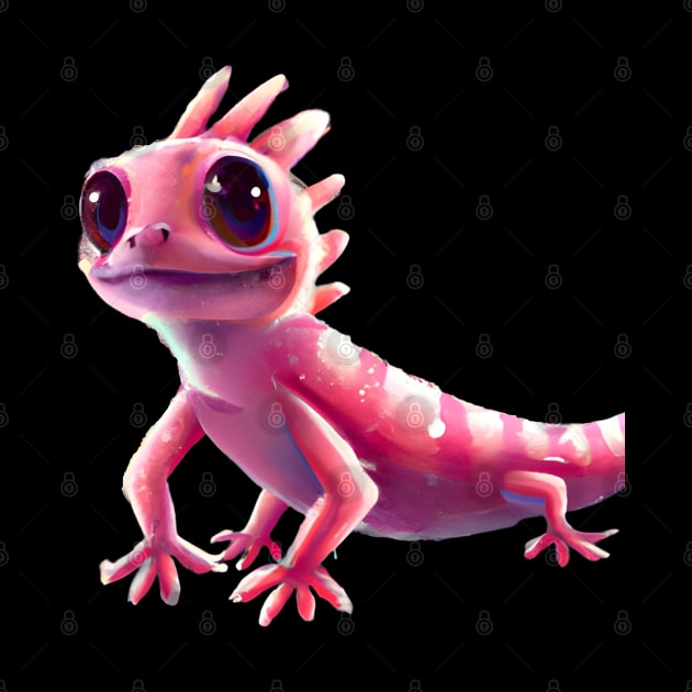 pink lizard by mdr design