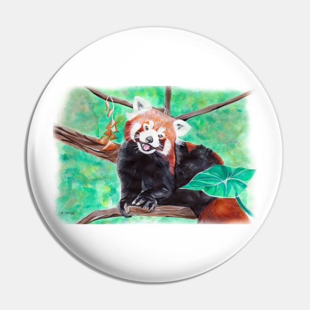 Red Panda Pin by lucafon18