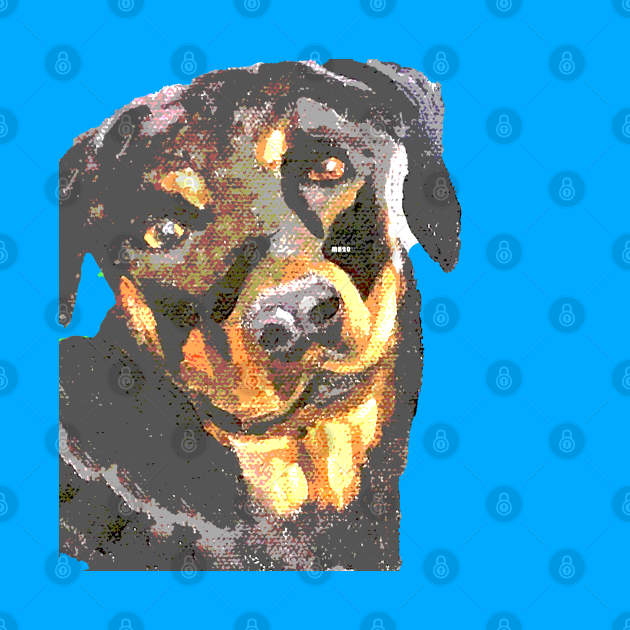 Rottweiler by Lil' Angel Pet Portraits