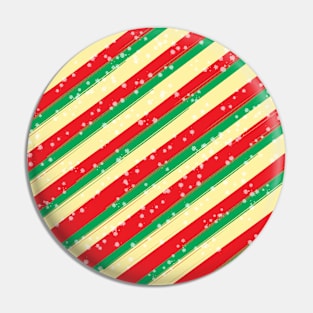 Colorful christmas pattern stripes Pin