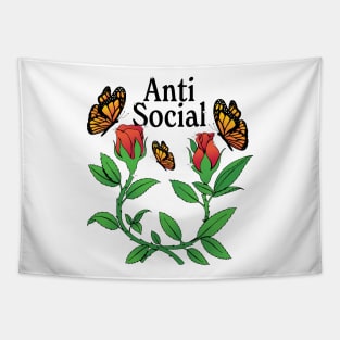Anti Social Butterfly Tapestry