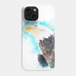 Golden Eagle Bird Animal Wildlife Forest Nature Watercolor Phone Case