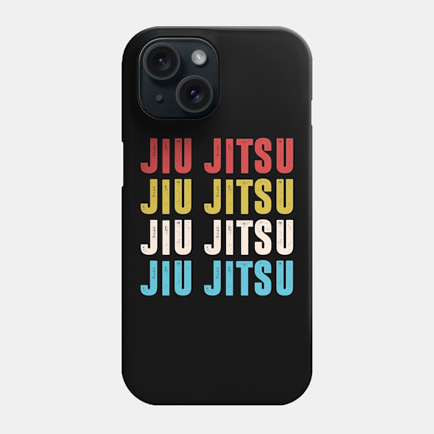 Retro Jiu Jitsu Phone Case by funkyteesfunny