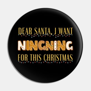 I Want NINGNING aespa For This Christmas Pin