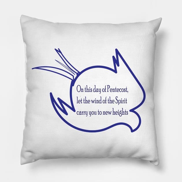 Pentecost Sunday Pillow by FlorenceFashionstyle