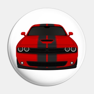 Challenger Red + Stripes Pin