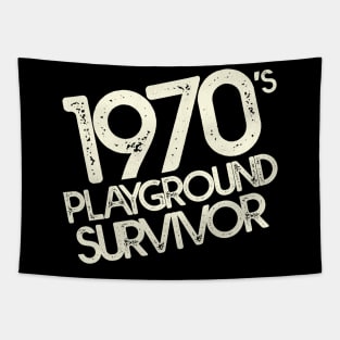 1970's Playground Survivor Tapestry