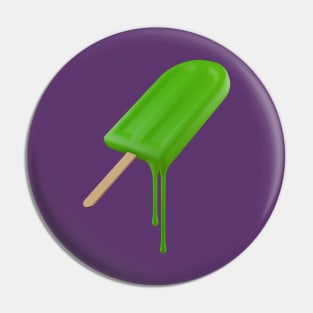 Lime Green Popsicle Pin