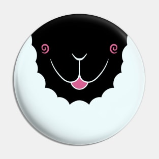 Black Sheep Face Pin