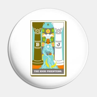 II - The High Priestess - Tarot Card Pin