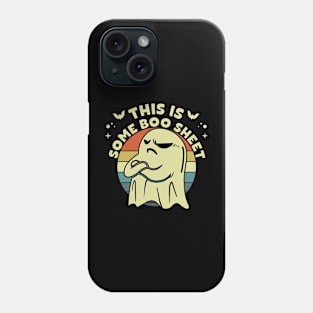 Funny Halloween Boo Ghost Costume This is Some Boo Sheet Phone Case