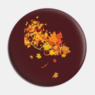 Autumn Leaves Dragon Pin