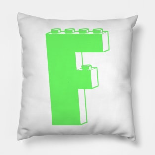 THE LETTER F Pillow