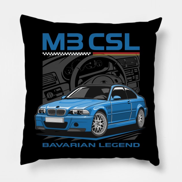 E46 M3 CSL Pillow by squealtires