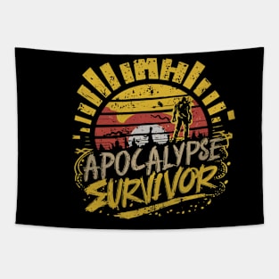 Zombie Apocalypse Survivor Tapestry