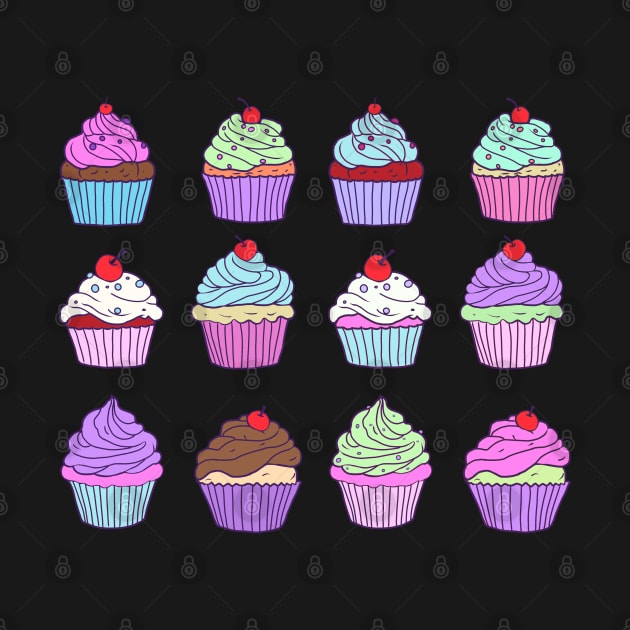 Cute Cupcakes by ROLLIE MC SCROLLIE