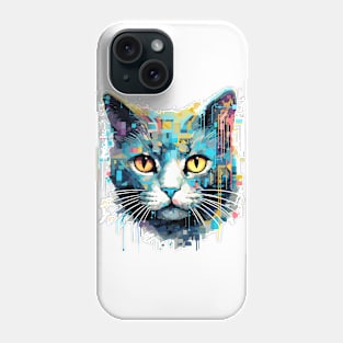 Cat Pet World Animal Lover Furry Friend Abstract Phone Case