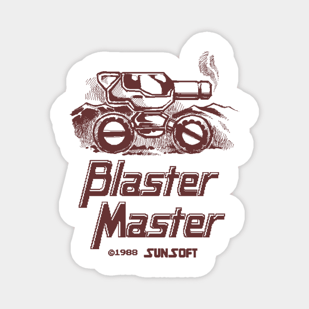 Blaster Master Sketch Magnet by dposhirts