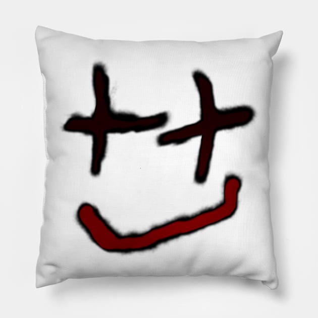 Joker - Red Pillow by UrbanGuru